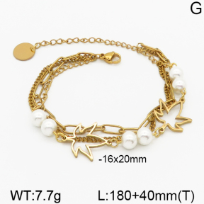 SS Bracelet  5B3000366bhbl-610