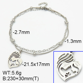 Mother's Day  SS Bracelet  7B2000049vbnb-908