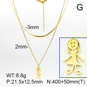 Mother's Day  SS Necklace  7N2000152vbpb-908