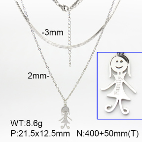 Mother's Day  SS Necklace  7N2000153bbov-908