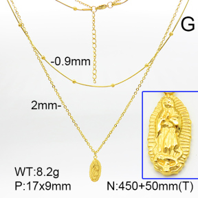 SS Necklace  7N2000158bvpl-908