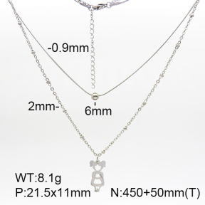 Mother's Day  SS Necklace  7N2000159abol-908