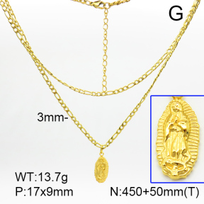 SS Necklace  7N2000164bvpl-908