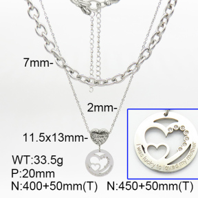 Mother's Day  SS Necklace  7N4000037ahjb-908