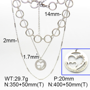 Mother's Day  SS Necklace  7N4000039vhnl-908