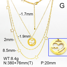 Mother's Day  SS Necklace  7N4000042vhkl-908