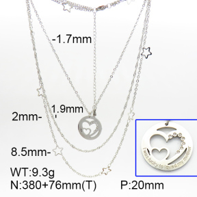 Mother's Day  SS Necklace  7N4000043bhil-908