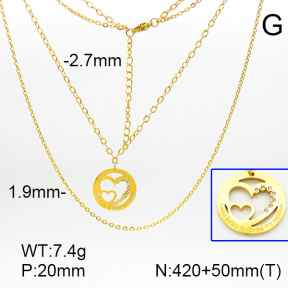 Mother's Day  SS Necklace  7N4000044vbpb-908