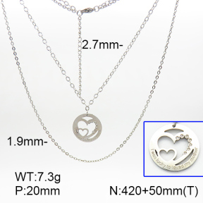 Mother's Day  SS Necklace  7N4000045vbnl-908