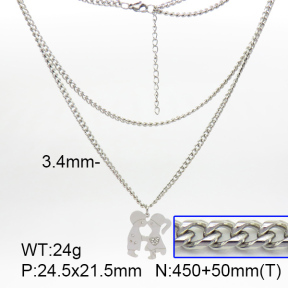 Mother's Day  SS Necklace  7N4000051bvpl-908