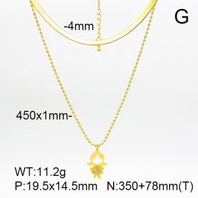 Mother's Day  SS Necklace  7N4000052bhbl-908