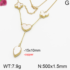 Fashion Copper Necklace  F5N400266bbov-J137