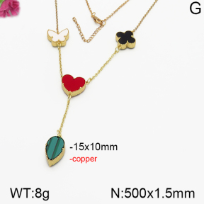 Fashion Copper Necklace  F5N400270bbov-J137