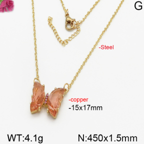 Fashion Copper Necklace  F5N400299vbll-J137