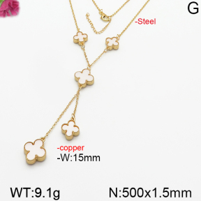 Fashion Copper Necklace  F5N400317bbov-J137