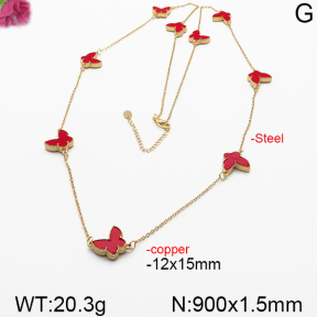 Fashion Copper Necklace  F5N400324bhia-J137