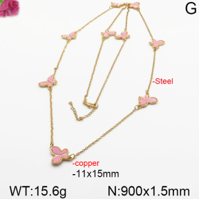 Fashion Copper Necklace  F5N400335bhia-J137