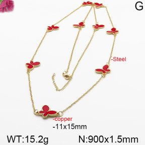 Fashion Copper Necklace  F5N400336bhia-J137