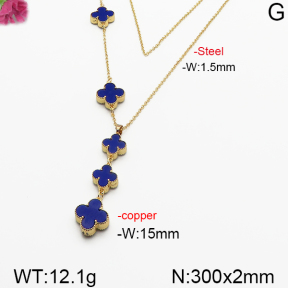 Fashion Copper Necklace  F5N400343bbov-J137