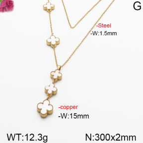 Fashion Copper Necklace  F5N400344bbov-J137