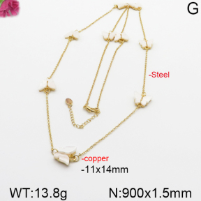 Fashion Copper Necklace  F5N400347bhia-J137