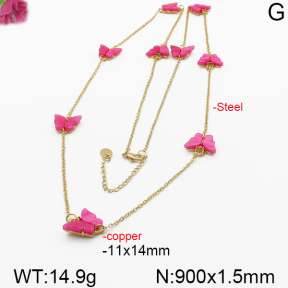 Fashion Copper Necklace  F5N400348bhia-J137