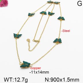 Fashion Copper Necklace  F5N400349bhia-J137
