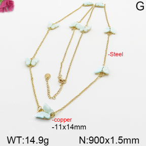 Fashion Copper Necklace  F5N400350bhia-J137