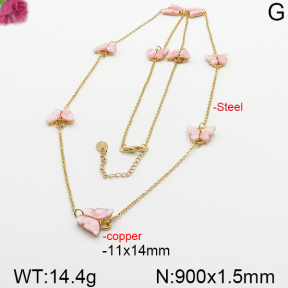 Fashion Copper Necklace  F5N400351bhia-J137