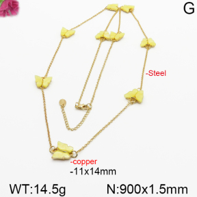Fashion Copper Necklace  F5N400352bhia-J137