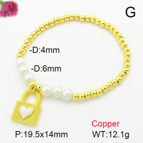 Fashion Copper Bracelet  F7B300055ablb-L024