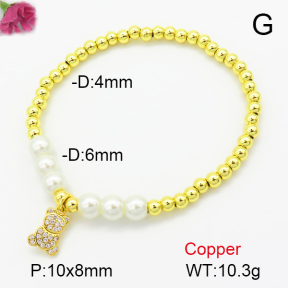 Fashion Copper Bracelet  F7B400167ablb-L024