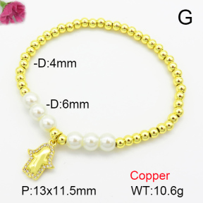 Fashion Copper Bracelet  F7B400169ablb-L024