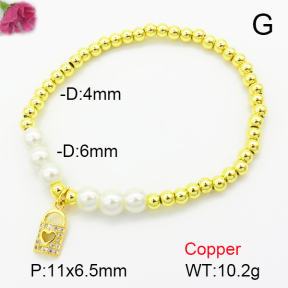 Fashion Copper Bracelet  F7B400175ablb-L024