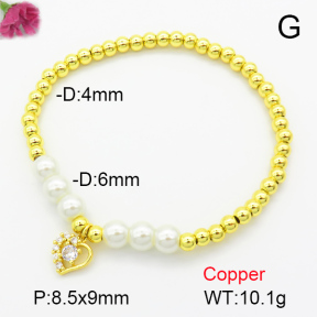 Fashion Copper Bracelet  F7B400177ablb-L024