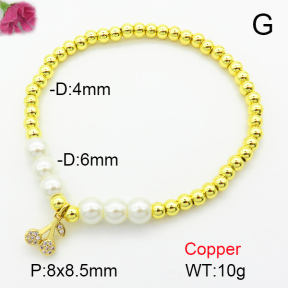 Fashion Copper Bracelet  F7B400187ablb-L024