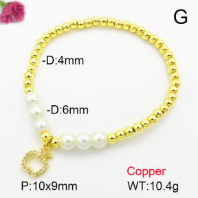 Fashion Copper Bracelet  F7B400189ablb-L024