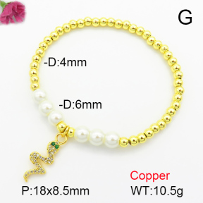Fashion Copper Bracelet  F7B400191ablb-L024