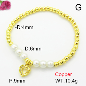 Fashion Copper Bracelet  F7B400193ablb-L024