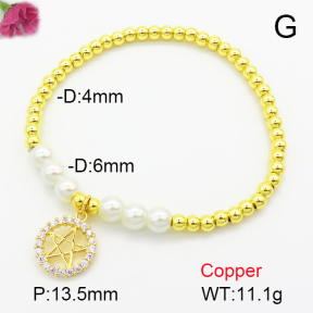 Fashion Copper Bracelet  F7B400212ablb-L024