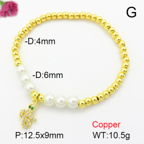 Fashion Copper Bracelet  F7B400214ablb-L024