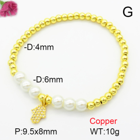 Fashion Copper Bracelet  F7B400215ablb-L024
