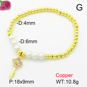 Fashion Copper Bracelet  F7B400221ablb-L024
