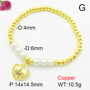 Fashion Copper Bracelet  F7B400229ablb-L024