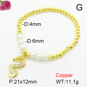 Fashion Copper Bracelet  F7B400233ablb-L024