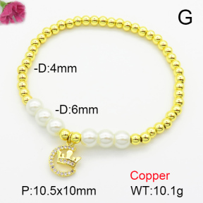 Fashion Copper Bracelet  F7B400266ablb-L024