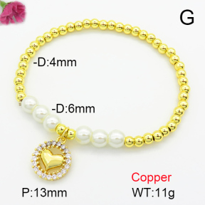 Fashion Copper Bracelet  F7B400273ablb-L024