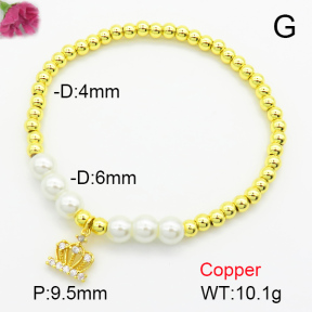 Fashion Copper Bracelet  F7B400279ablb-L024
