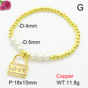 Fashion Copper Bracelet  F7B400286vbmb-L024