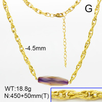 Agate  SS Necklace  7N4000068ahlv-908
